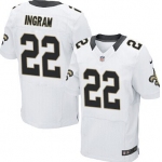 Nike New Orleans Saints #22 Mark Ingram White Elite Jersey