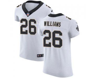 Nike New Orleans Saints #26 P.J. Williams White Men's Stitched NFL Vapor Untouchable Elite Jersey