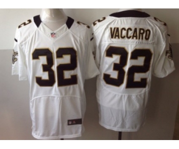 Nike New Orleans Saints #32 Kenny Vaccaro White Elite Jersey