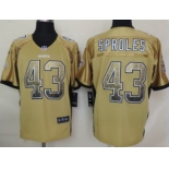 Nike New Orleans Saints #43 Darren Sproles Drift Fashion Gold Elite Jersey