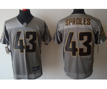 Nike New Orleans Saints #43 Darren Sproles Gray Shadow Elite Jersey