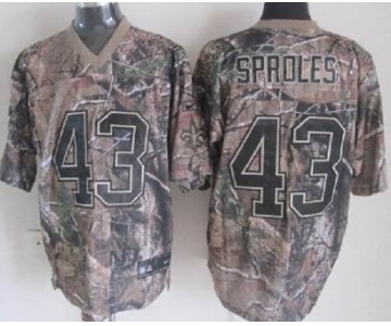 Nike New Orleans Saints #43 Darren Sproles Realtree Camo Elite Jersey