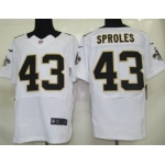 Nike New Orleans Saints #43 Darren Sproles White Elite Jersey