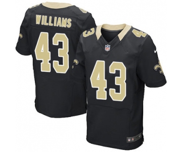 Nike New Orleans Saints #43 Marcus Williams Black Team Color Men's Stitched NFL Elite Jersey