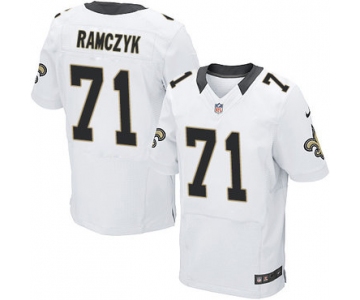 Nike New Orleans Saints #71 Ryan Ramczyk White Men's Stitched NFL Elite Jersey