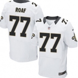 Nike New Orleans Saints #77 Willie Roaf White Elite Jersey