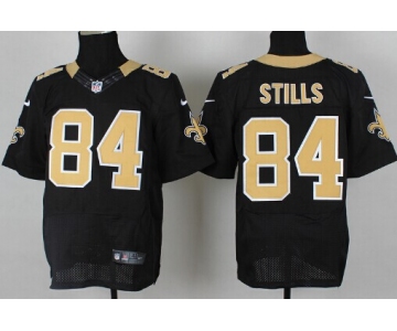 Nike New Orleans Saints #84 Kenny Stills Black Elite Jersey