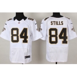 Nike New Orleans Saints #84 Kenny Stills White Elite Jersey