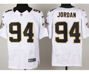 Nike New Orleans Saints #94 Cameron Jordan Black White Jersey