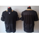 Nike New Orleans Saints Blank Black Elite Jersey