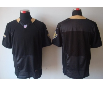 Nike New Orleans Saints Blank Black Elite Jersey