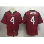 Men's 2017 NFL Draft Houston Texans #4 Deshaun Watson Red Team Color Stitched NFL Nike Elite Jersey