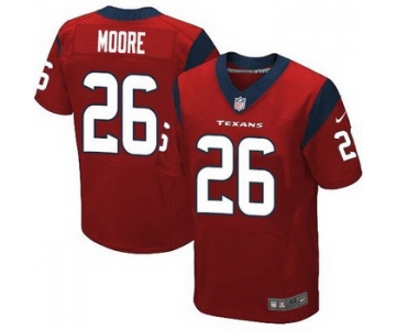 Men's Houston Texans #26 Rahim Moore Red Alternate NFL Nike Elite Jersey