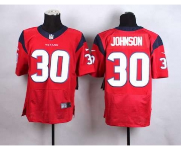 Men's Houston Texans #30 Kevin Johnson Nike Red Elite Jersey