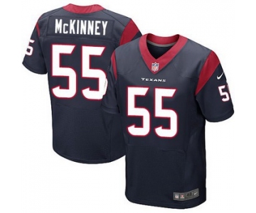 Men's Houston Texans #55 Benardrick McKinney Navy Blue Team Color NFL Nike Elite Jersey