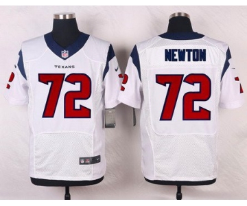 Men's Houston Texans #72 Derek Newton White Road NFL Nike Elite Jersey