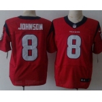 Men's Houston Texans #8 Will Johnson Nike Red Elite Jersey