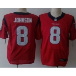 Men's Houston Texans #8 Will Johnson Nike Red Elite Jersey