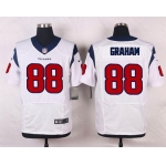 Men's Houston Texans #88 Garrett Graham White Road NFL Nike Elite Jersey