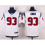 Men's Houston Texans #93 Jared Crick White Road NFL Nike Elite Jersey