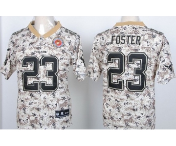 Nike Houston Texans #23 Arian Foster 2013 USMC Camo Elite Jersey