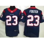 Nike Houston Texans #23 Arian Foster Blue Elite Jersey