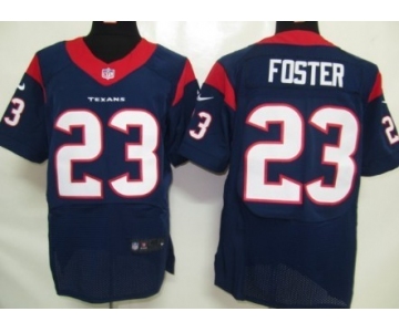 Nike Houston Texans #23 Arian Foster Blue Elite Jersey