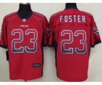 Nike Houston Texans #23 Arian Foster Drift Fashion Red Elite Jersey