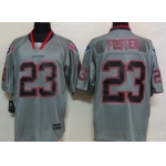 Nike Houston Texans #23 Arian Foster Lights Out Gray Elite Jersey