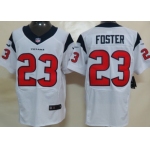 Nike Houston Texans #23 Arian Foster White Elite Jersey