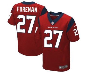 Nike Houston Texans #27 D'Onta Foreman Red Alternate Men's Stitched NFL Elite Jersey