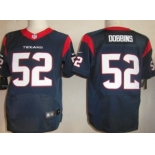 Nike Houston Texans #52 Tim Dobbins Blue Elite Jersey