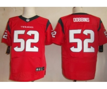 Nike Houston Texans #52 Tim Dobbins Red Elite Jersey