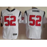 Nike Houston Texans #52 Tim Dobbins White Elite Jersey