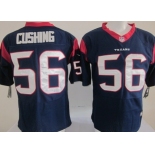 Nike Houston Texans #56 Brian Cushing Blue Elite Jersey