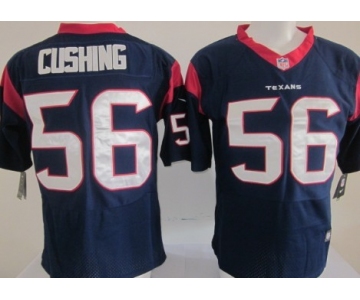 Nike Houston Texans #56 Brian Cushing Blue Elite Jersey