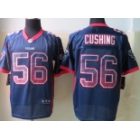 Nike Houston Texans #56 Brian Cushing Drift Fashion Blue Elite Jersey