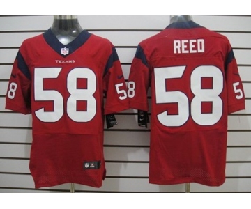 Nike Houston Texans #58 Brooks Reed Red Elite Jersey