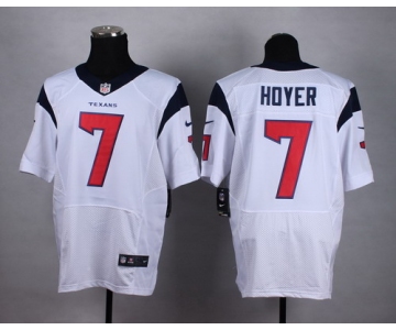 Nike Houston Texans #7 Brian Hoyer White Elite Jersey