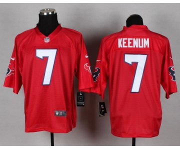 Nike Houston Texans #7 Case Keenum 2014 QB Red Elite Jersey