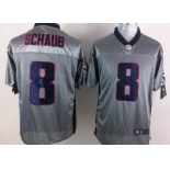 Nike Houston Texans #8 Matt Schaub Gray Shadow Elite Jersey