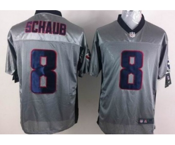 Nike Houston Texans #8 Matt Schaub Gray Shadow Elite Jersey