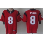 Nike Houston Texans #8 Matt Schaub Red Elite Jersey
