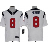 Nike Houston Texans #8 Matt Schaub White Elite Jersey