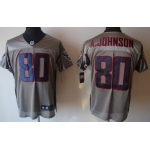 Nike Houston Texans #80 Andre Johnson Gray Shadow Elite Jersey