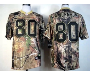 Nike Houston Texans #80 Andre Johnson Realtree Camo Elite Jersey