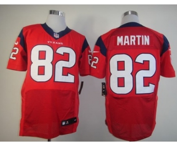 Nike Houston Texans #82 Keshawn Martin Red Elite Jersey