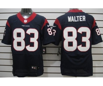 Nike Houston Texans #83 Kevin Walter Blue Elite Jersey