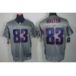 Nike Houston Texans #83 Kevin Walter Gray Shadow Elite Jersey