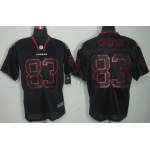 Nike Houston Texans #83 Kevin Walter Lights Out Black Elite Jersey